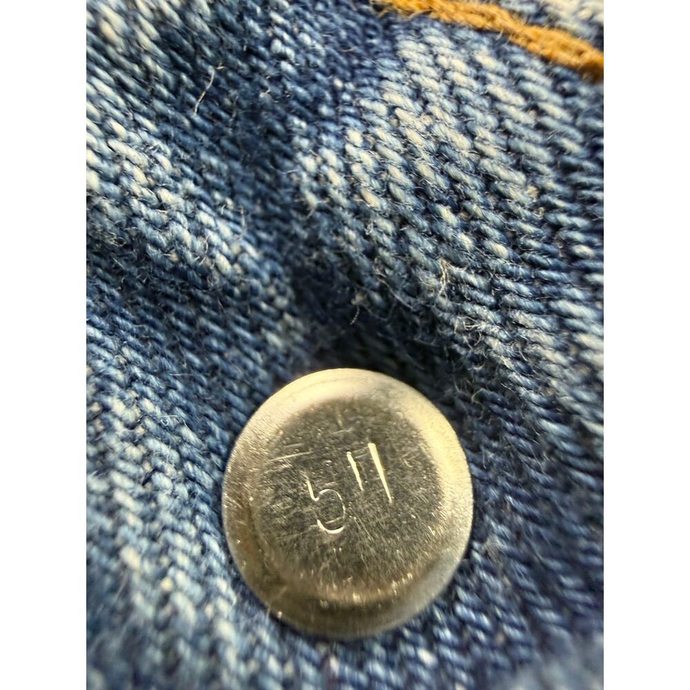 Vtg Levi’s 577 Lower Rise Loose Fit Jeans Women's 14 USA Light Wash 100% Cotton - Picture 4 of 15